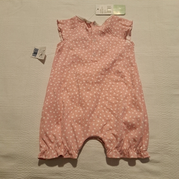 Kissy Kissy, Kissy Love girls 0-3 months Speckles pink playsuit romper - Picture 2 of 7